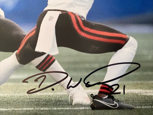 Denzel Ward Autographed Signed Cleveland Browns 11x14 Photo JSA COA - Picture 2 of 3