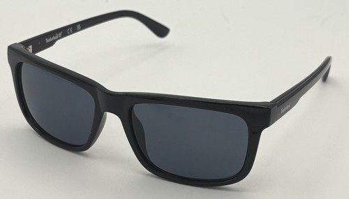 Timberland Men Sunglass Black Plastic Square, Smoke Lens TB7153 1A - Picture 7 of 12