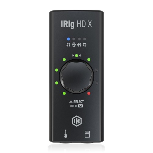 Interface audio de guitare iRig HD X pour iPhone iPad Mac iOS et PC avec câbl...
