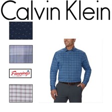 Calvin Klein Men s Wrinkle Free Stretch Dress Shirt G22
