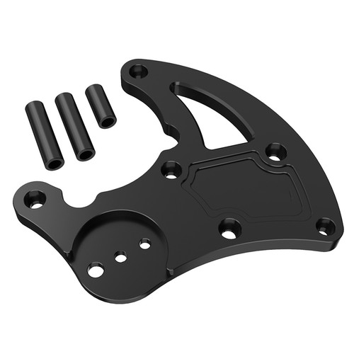 BEVINSEE LS R4 High Mount A/C Bracket LS1 LS2 LS3 LS6 Anodized Aluminum Black - Picture 10 of 13