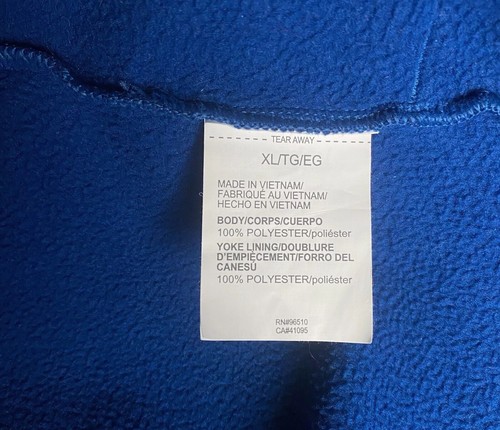 Under Armour Buffalo Plaid Storm Cold Gear Field Fleece Jacket Blue Men’s XL - Afbeelding 7 van 9