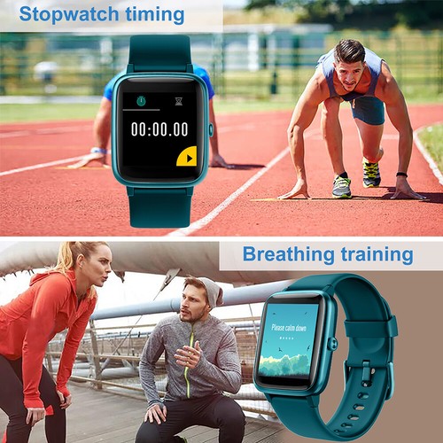 Bluetooth Smart Watch for Men Women with Heart Rate Monitor Sleep Tracker - Photo 104 sur 129