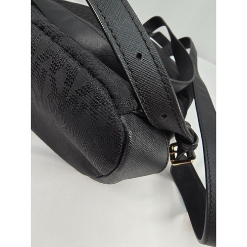 Black Michael Kors Medium Morgan Logo Jacquard Backpack - Picture 7 of 16