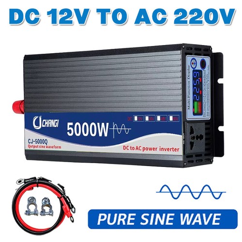 Pure Sine Wave Power Inverter 3000/4000/5000W 12V/24V/48V TO 110V/220V Converter - Picture 13 of 20