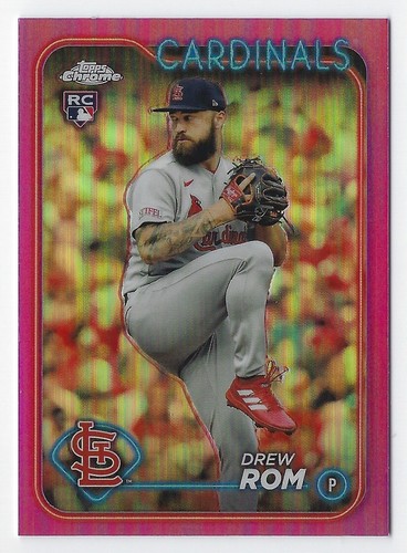 2024 Topps Chrome Pink Refractors ~ Complete Your Set ~ You Pick - Picture 28 of 41