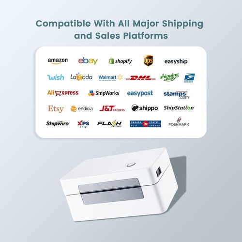Versatile 4x6 Shipping Label Printer - Bluetooth & USB for Small Business Needs - Picture 7 of 9