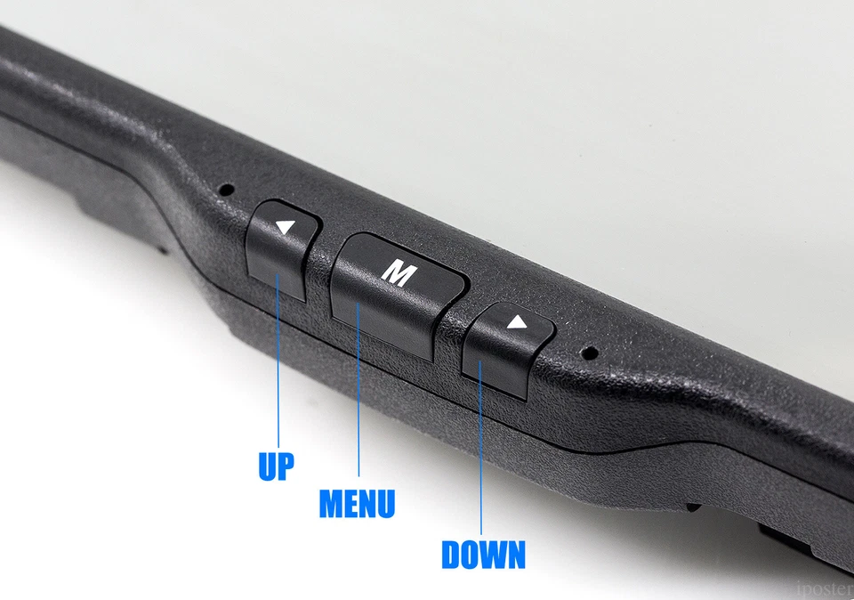 5 Inch TFT LCD Screen Car Rear View Mirror Monitor 2ch Video in 12-24v Clip OEM - Image 3 of 4