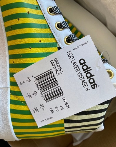 ADIDAS ORIGINALS OPENING CEREMONY ROD LAVER VINTAGE HI LIMITED EDITION NIB NEW 6 - Picture 8 of 21