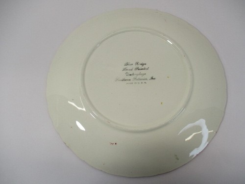Placa de repuesto vintage Blue Ridge Southern Potteries Inc. cangrejo manzana 8,5 pulgadas - Imagen 8 de 12