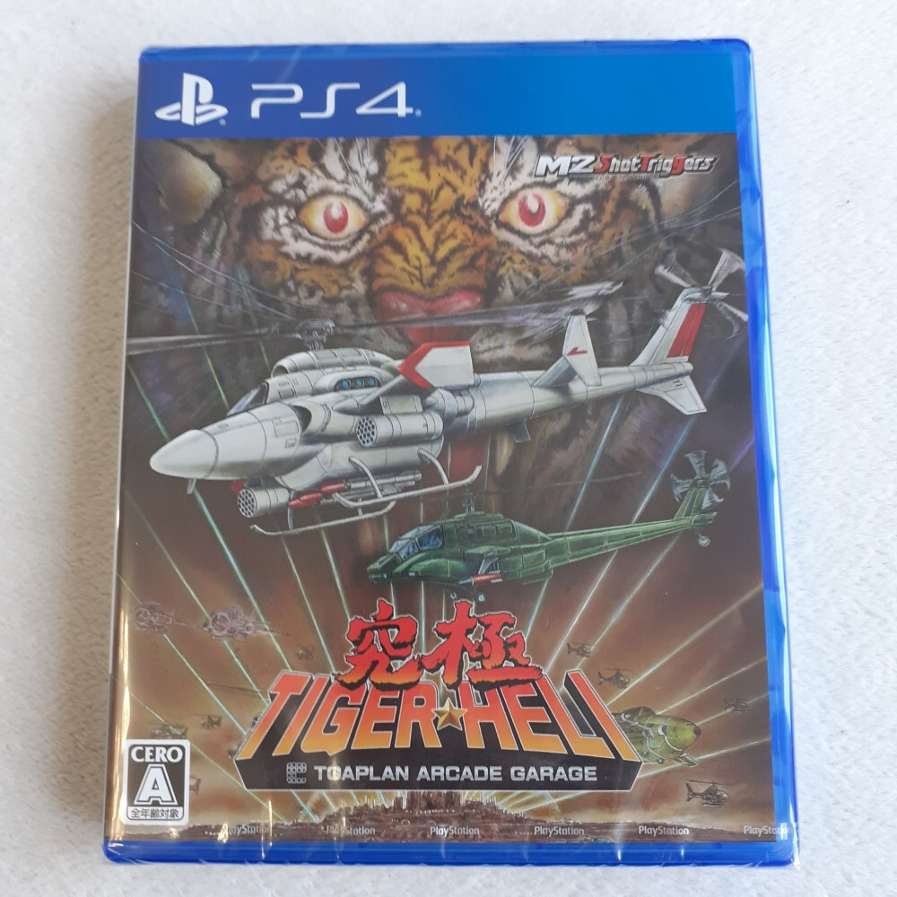 Kyukyoku Tiger Heli Toaplan Arcade Garage PS4 Japan Ver.New/NeufSealed Playstati