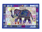 Elephant Wall Hanging Patchwork Tapestry Beaded Hand Embroidered Throw Decor 60"