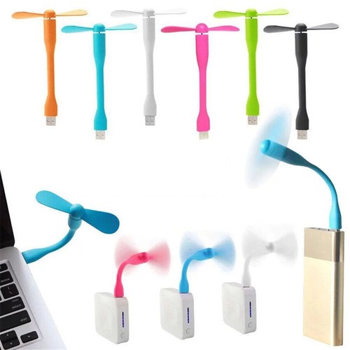 Mini USB Fan Portable Flexible Cooling for Power Bank Computer PC Laptop - Picture 4 of 18