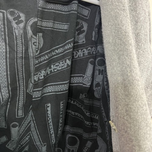 XS Harajuku Lovers Grey Sweatshirt Jacket Detail Throughout Asymmetric Zip - Picture 12 of 15