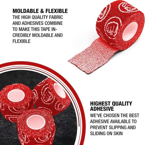 Weightlifting Hook Grip Tape,Stretchy Athletic Thumb Tape for Weight Lifting - Picture 3 of 6
