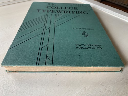 1936 College typewriting D.D. Lessenberry - Picture 5 of 14