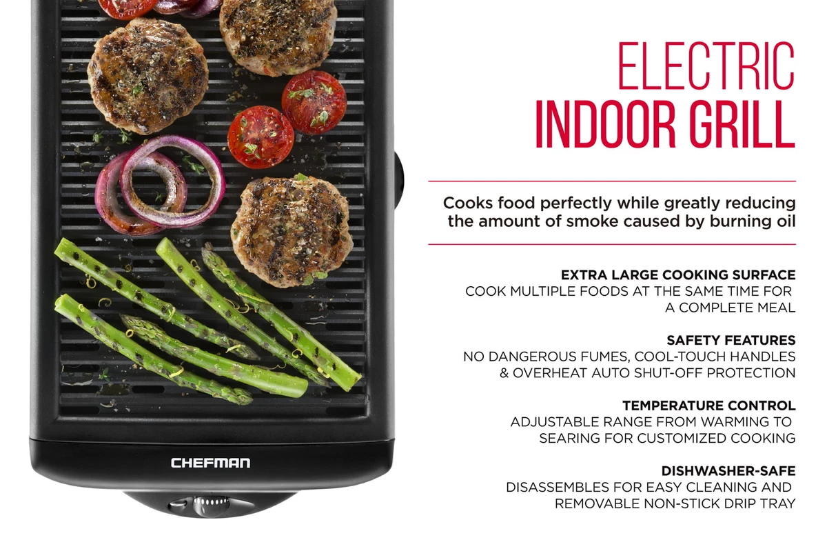 Chefman smokeless indoor grill cheap