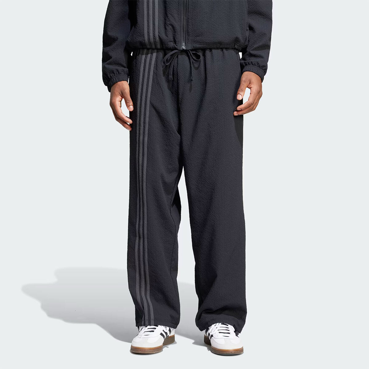 New Adidas Original Mens FASHION SEERSUCKER FIREBIRD TRACK PANTS