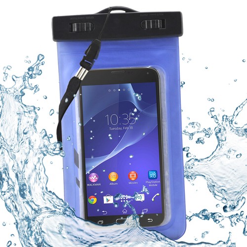 Universal Large Waterproof Underwater Phone Case Dry Bag Protective Beach Pouch - Picture 16 of 17
