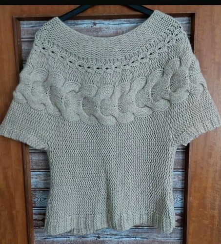 Massimo Dutti Cardigan Strickjacke Pullover Kamelwolle Kaschmir L/34 EU M Beige - Bild 2 von 10