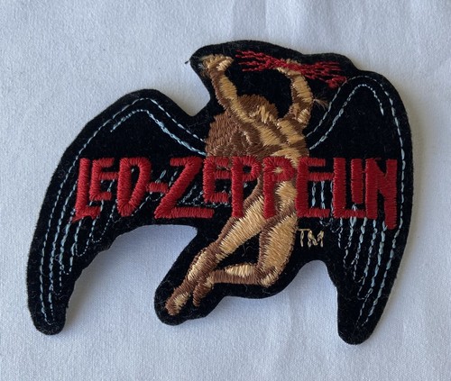 Led Zeppelin Rock Applique Embroidered Patch Vintage Never Used - Afbeelding 1 van 4