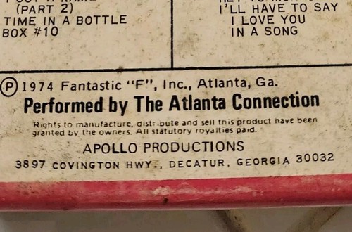 Jim Croce The BEST Of (RARE APOLLO 8 Track Tape) Performed By Atlanta Connection - Picture 6 of 7