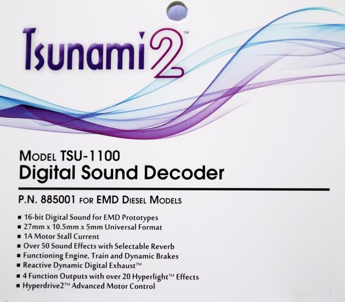 DCC decoder Soundtraxx TSU-1100 Tsunami2 Digital Sound Decoder for EMD Diesels - Picture 3 of 4