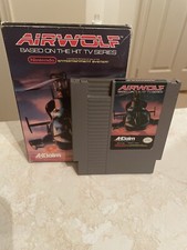 Airwolf (Nintendo Entertainment System, 1989) NES In Box TESTED