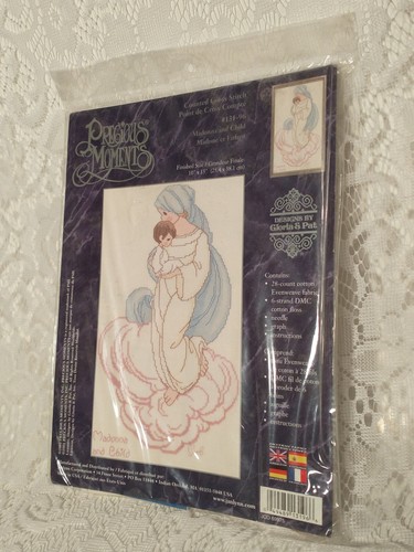 Precious Moments Counted Cross Stitch Kit Madonna Child tblaw1 - Picture 7 of 12