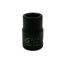 Sunex 314 3/8" Drive 6 Point 7/16" Impact Socket