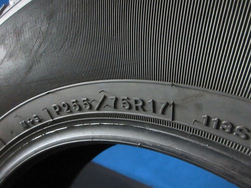 Used Goodyear Wrangler SR-A 255 75 17 10-11/32 High Tread 1128C - Picture 7 of 9