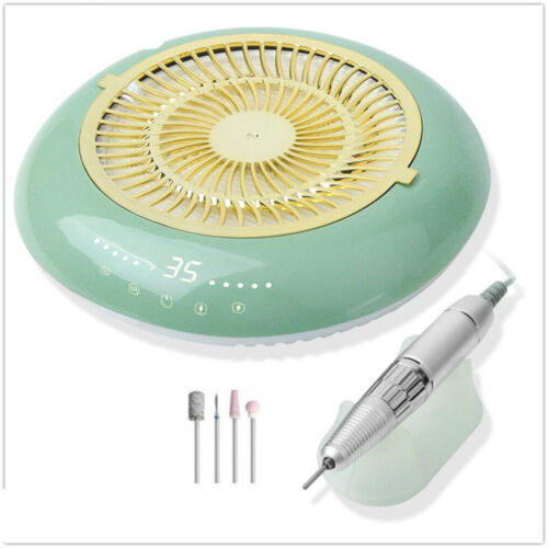 Trapano Unghie 2 in 1 e Raccogli Polveri 35000RPM Manicure Gel Acrilico Unghie - Foto 17 di 20