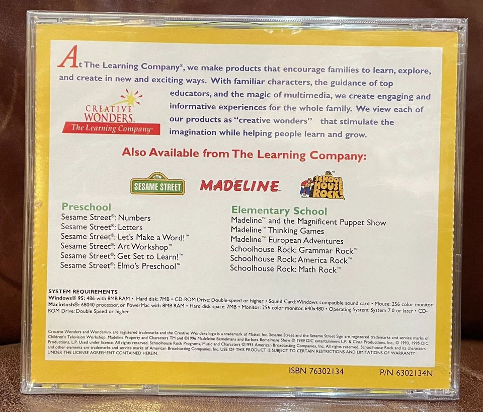 SCHOOL HOUSE ROCK! Math Rock CD New & Sealed WINDOWS MAC Learning Scholastic - Image 2 of 2