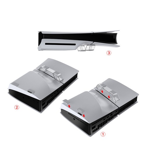 Supporto Staffa Orizzontale per PS5 Slim Disco e Console Digitale Supporto Orizzontale EIT - Foto 5 di 27
