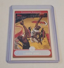 R62,053 -  2006-07 Topps #123 LeBron James Cavs Lakers 