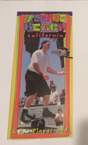 Venice Beach Los Angels California Map Brochure Guide - 第 4/4 張圖片