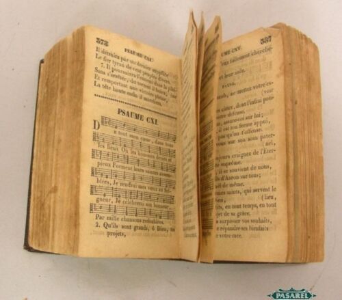 Les Psaumes de David Tehilim Psalms Book Neuchatel Switzerland 1836 Judaica - Picture 4 of 4