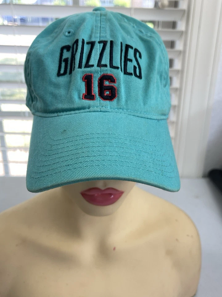 Chapéu Vintage Memphis Grizzlies Pau Gasol 16 NBA Basquete Reebok Throwback - Imagem 2 de 4