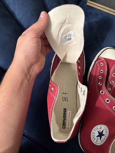 Converse Chuck 70 Hi Crimson-144754c / Size 13 - Picture 9 of 11
