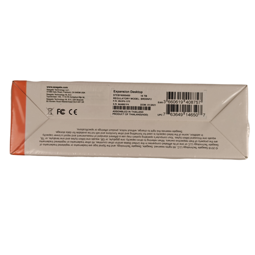 Disque dur externe pour ordinateur de bureau Seagate Expansion 16 To USB 3.0 STEB16000400 - Neuf - Photo 3/8