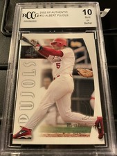 🔥📈 2002 SP Authentic Albert Pujols BCCG GEM 10 St. Louis Cardinals Future HOF