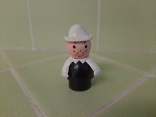 Vtg Fisher Price Little People Fireman for Fire Engine