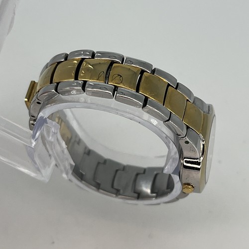 Clyda Women's Watch Gold & Silver Tone White Dial NEW BATTERY RUNS! - Picture 5 of 11