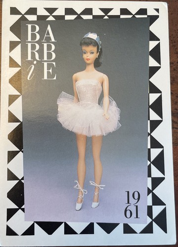2 Barbie Fashion Trading Cards-Ballerina ‘61, ‘89. 1st Edition - Picture 4 of 4