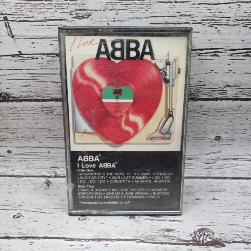 Vintage ABBA I Love ABBA Kassettenband 80142-4 Dolby HX Pro Atlantic Rock Musik