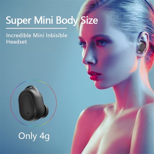 True Wireless Earbuds Headphones with Microphone Bluetooth 5.0 Wireless Charging - Picture 9 of 14
