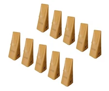 10 Cat J200 Style Backhoe Bucket Dirt Teeth - 1U-3202
