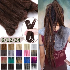 Synthetic Dreadlocks Extensions Single Ended Crochets Dreads Handmade Hair Ombre