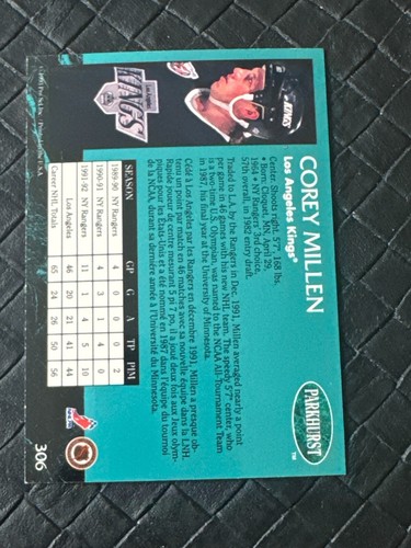 1992-93 Parkhurst Trading Cards Complete Your Set U Pick Wayne Gretzky 2/3 - Picture 275 of 343