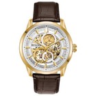 Leather Mechanical (Automatic) Skeleton Wristwatches